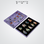 Black Myth Wukong Zhu BajIe Spider Sister Badge Metal Fridge Magnet